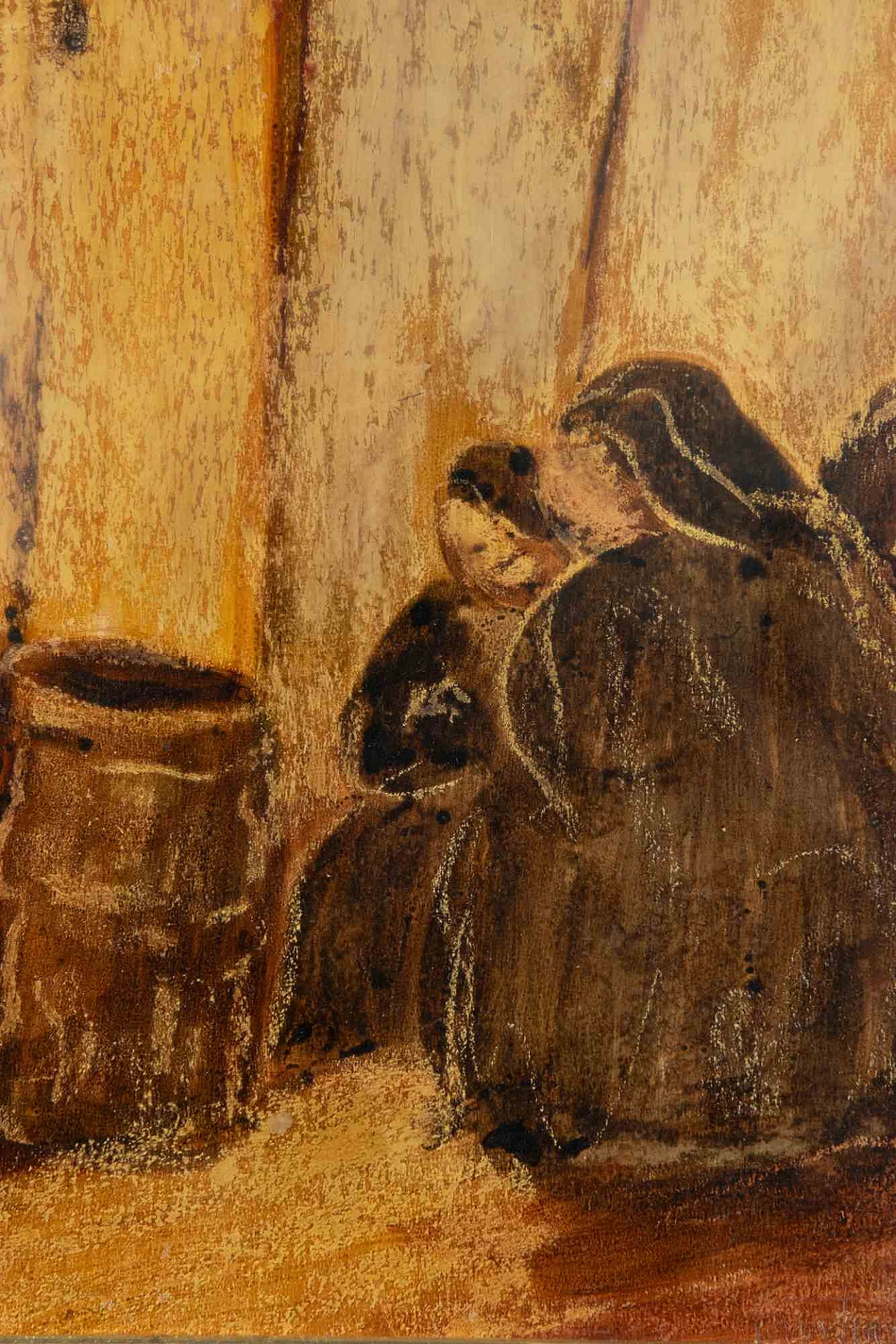 Cristianus, Sitting Women, Oil Painting 2000s 2