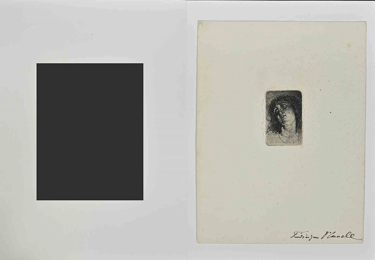 n.a., Portrait, Etching 2000s 2