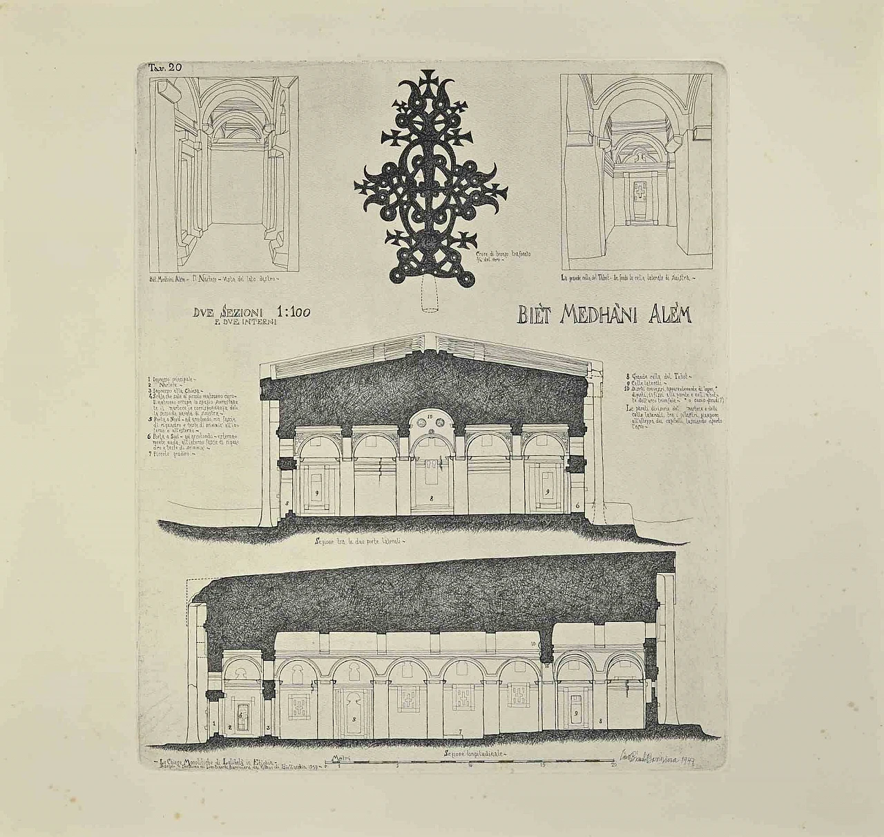 Lino Bianchi Barrivera, Biet Medhani Alem, Acquaforte 1920 - 1939 1
