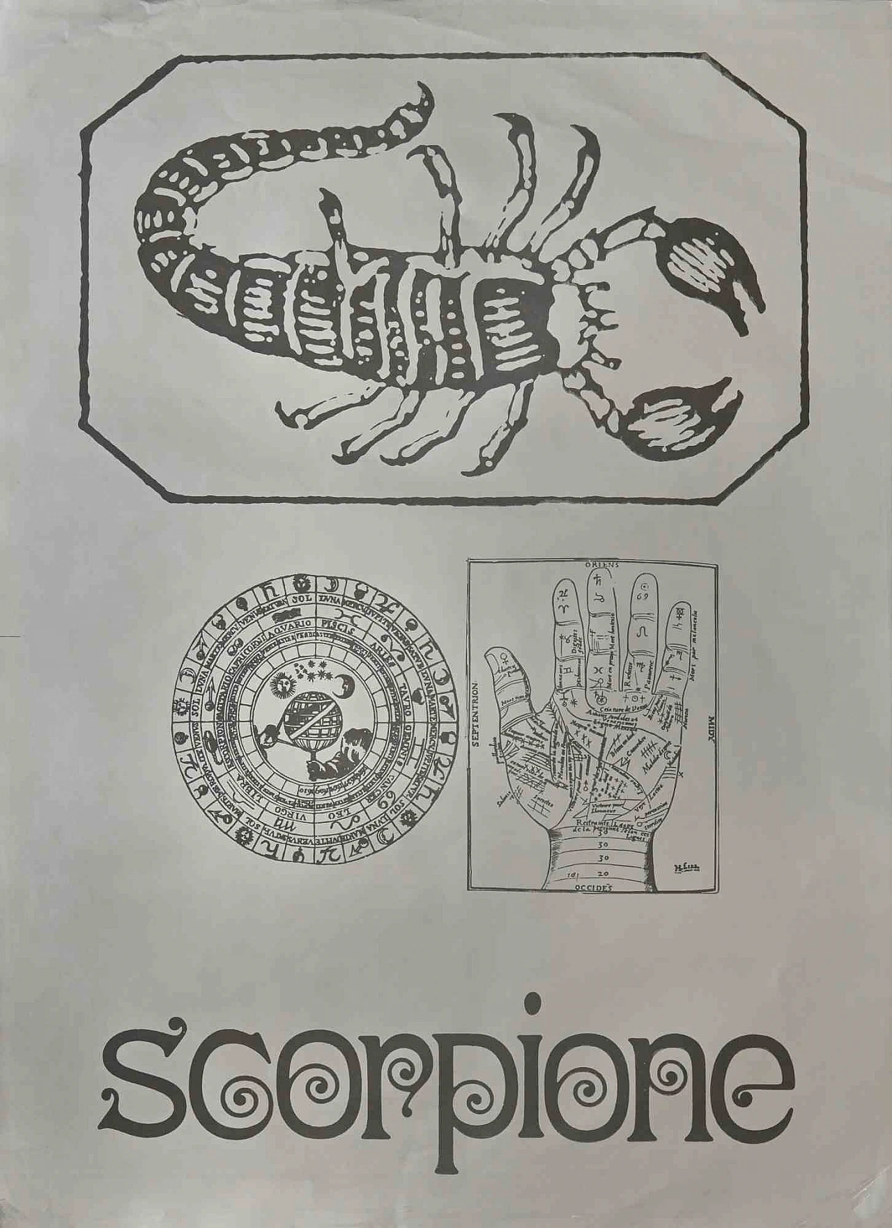 Sergio Barletta, Scorpio, Screenprint 1960s-1970s 1