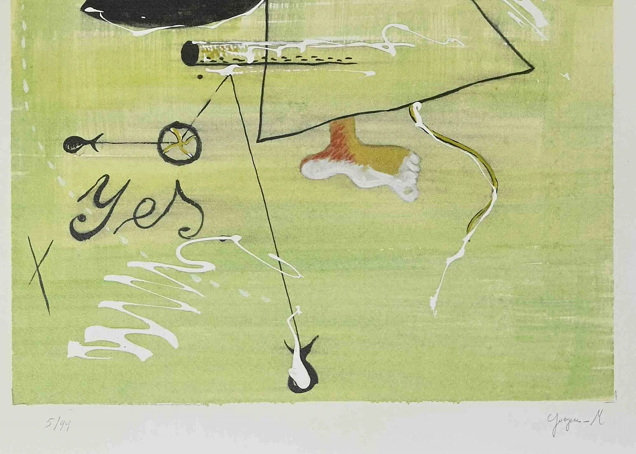 Martine Goeyens, Tribute to Mirò, Digital Print 2000s 2