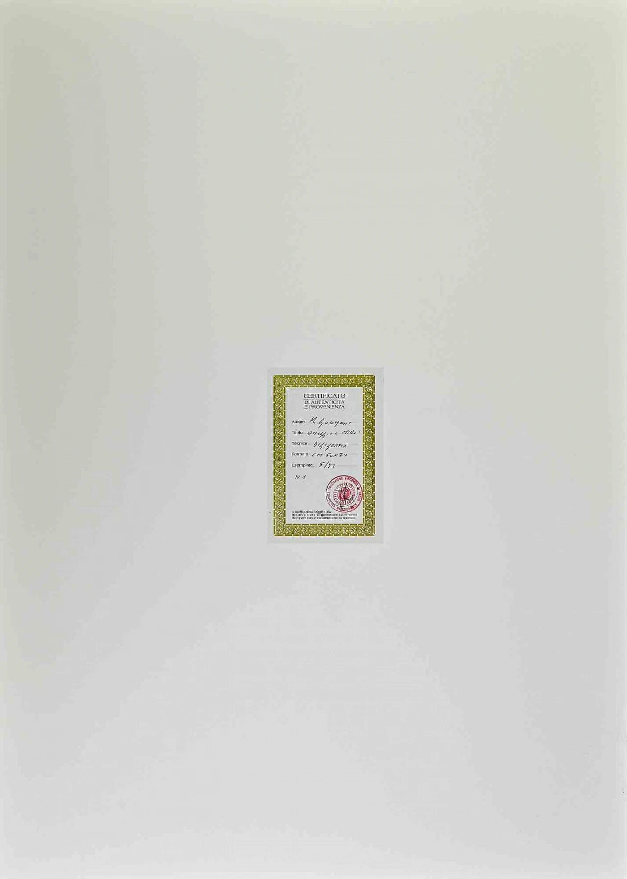 Martine Goeyens, Tribute to Mirò, Digital Print 2000s 3