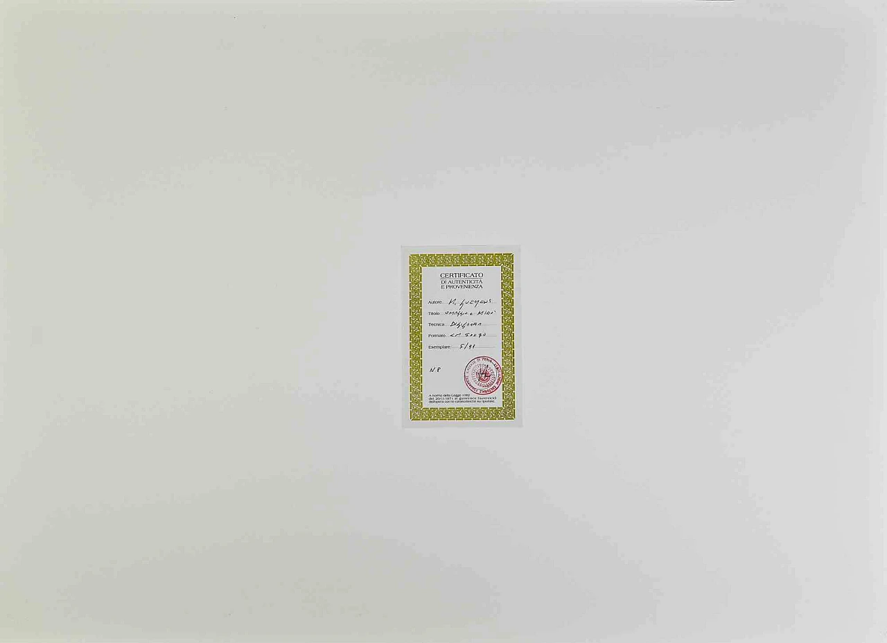 Martine Goeyens, Tribute to Mirò, Digital Print 2000s 3