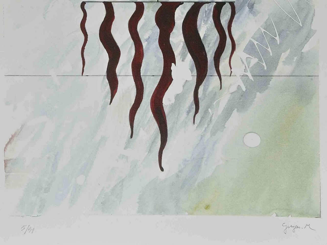 Martine Goeyens, Tribute to Mirò, Digital Print 2000s 2