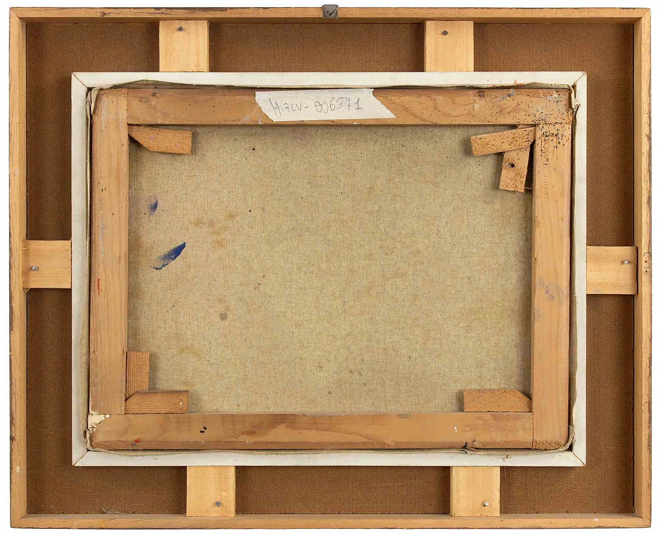 Sante Monachesi, strade e case, pittura a olio Anni 2000 2