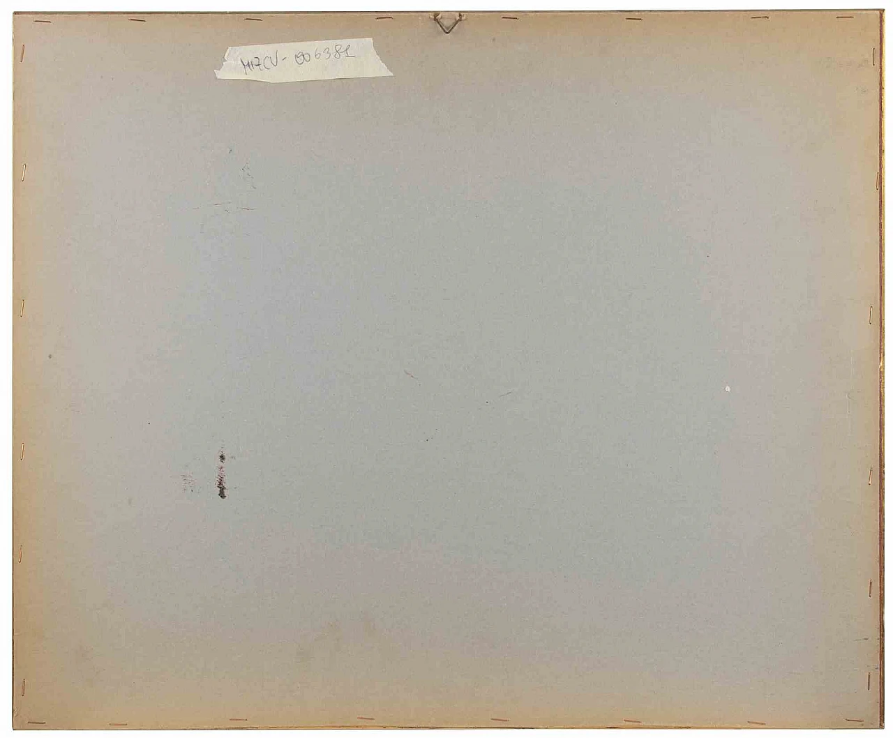 Giovanni Omiccioli, Paesaggio con casa rossa, Dipinto ad olio Anni 2000 3