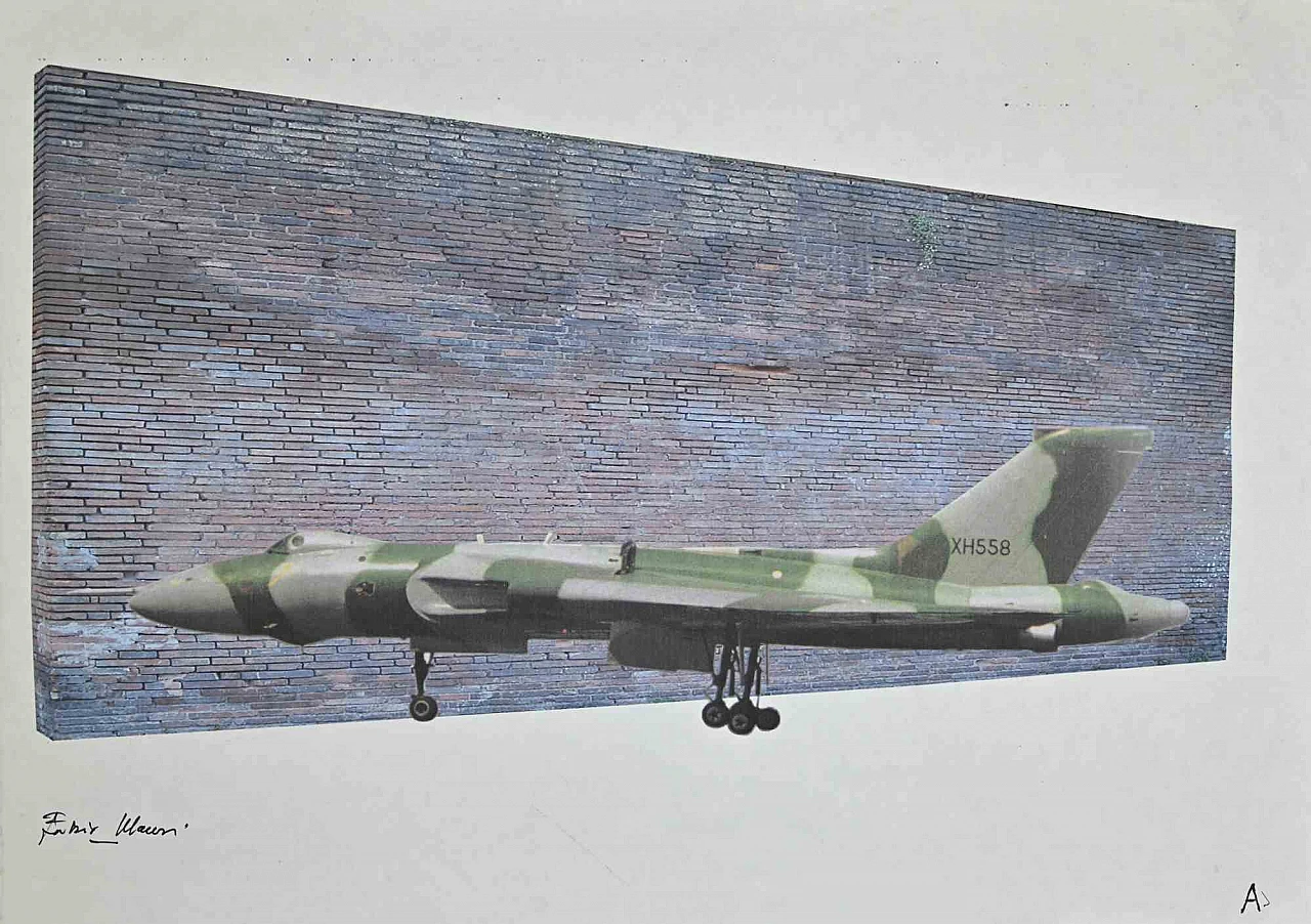 Fabio Mauri, Airplane, Digital Print 2000s 1