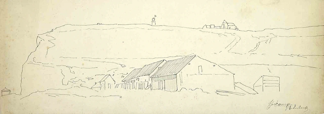 Jacques Hesvalle, Paesaggio, Disegno Anni 2000 1