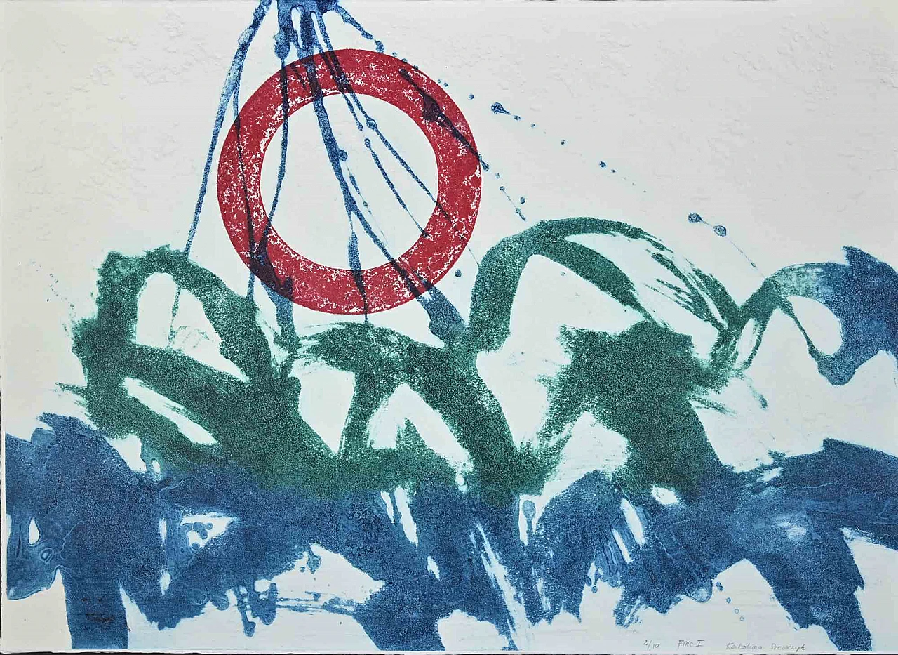 Karolina Szewczyk, Fire I, Etching 2000s 1