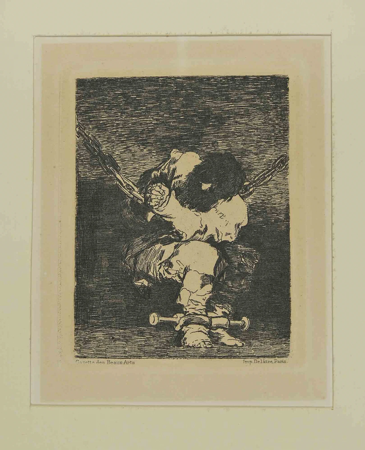 Francisco Josè de Goya y Lucientes, Tan Bárbara la Seguridad Como el Delito, Etching 19th century 4