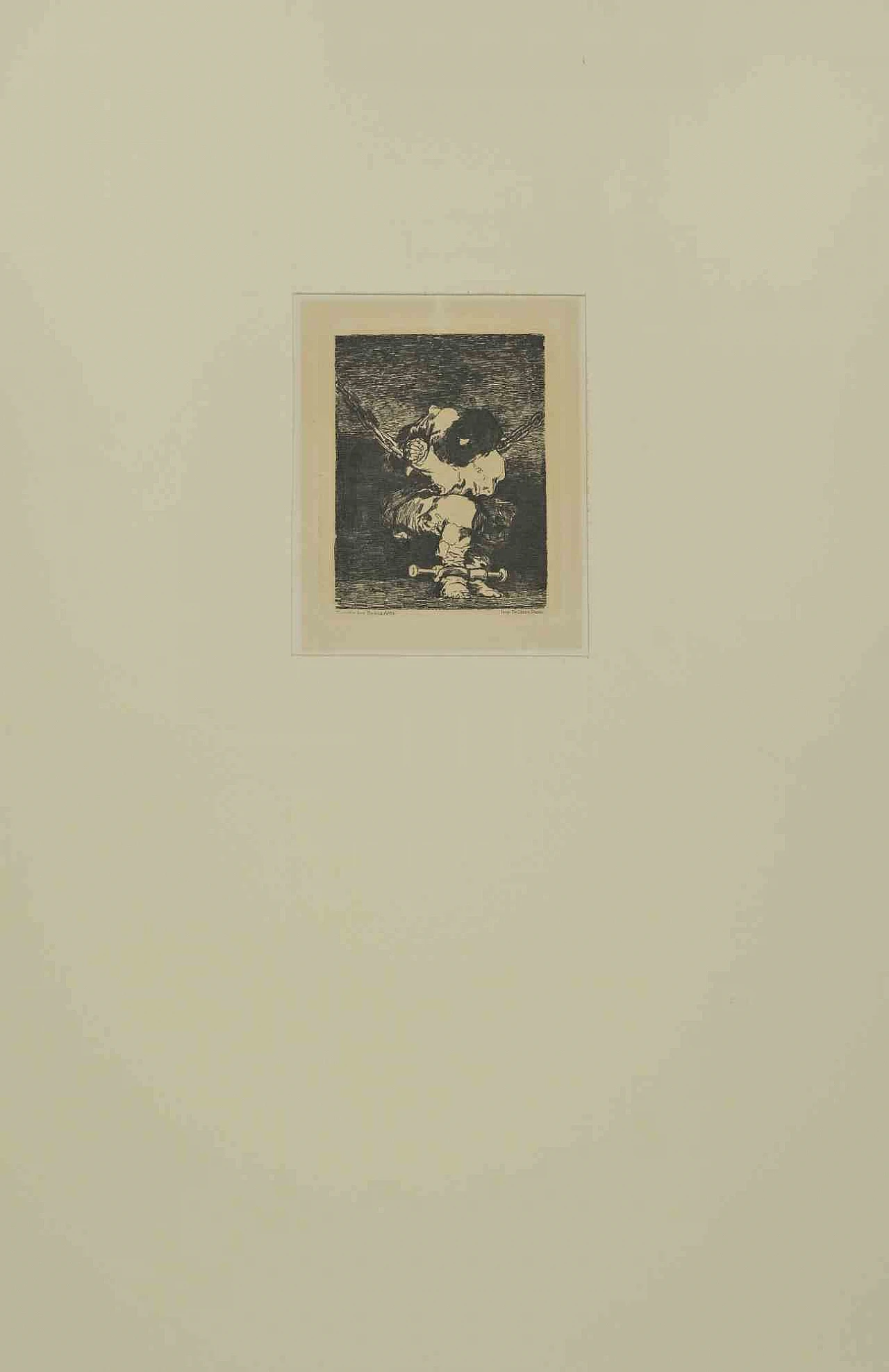 Francisco Josè de Goya y Lucientes, Tan Bárbara la Seguridad Como el Delito, Etching 19th century 6