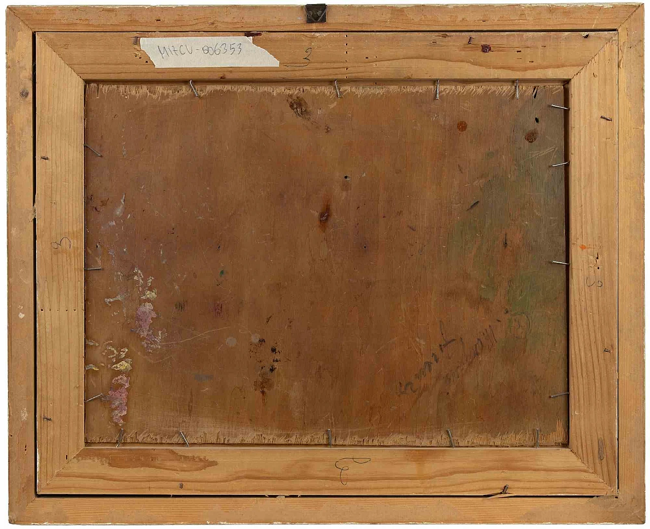 Gino Marzani, Paesaggio con case, Dipinto ad olio Anni 2000 3