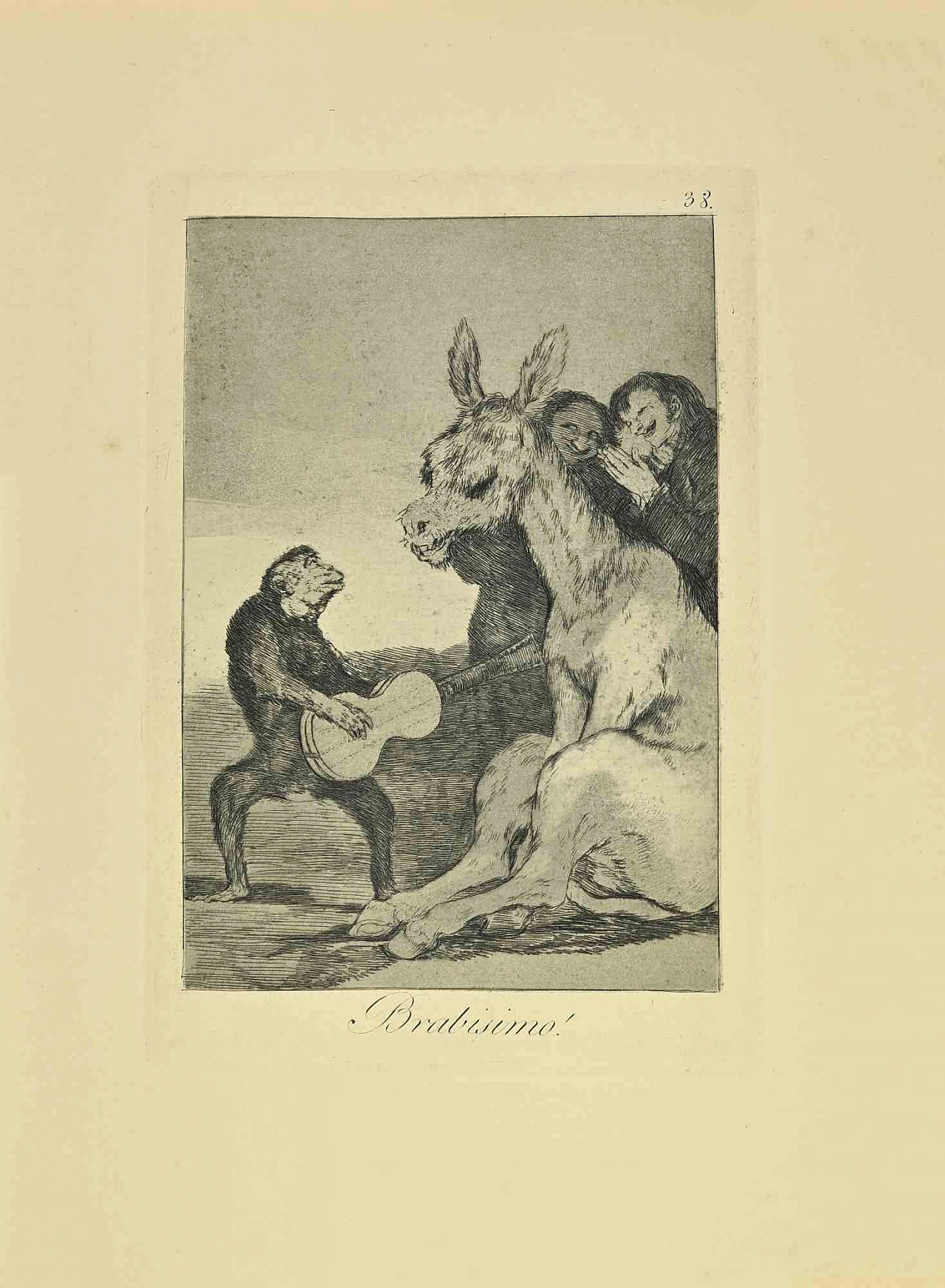 Francisco Josè de Goya y Lucientes, Bravisimo, Etching Aquatint Drypoint 19th century 1
