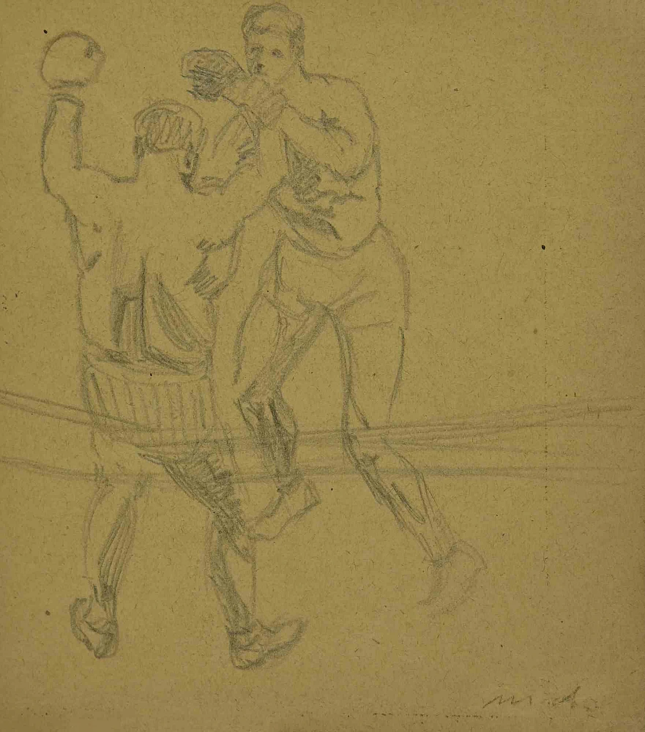 Sconosciuto, Boxe, Disegno Anni 2000 1