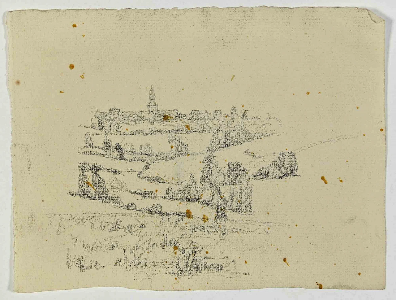 Joseph Alexandre Colin, Paesaggio, Disegno Anni 2000 1