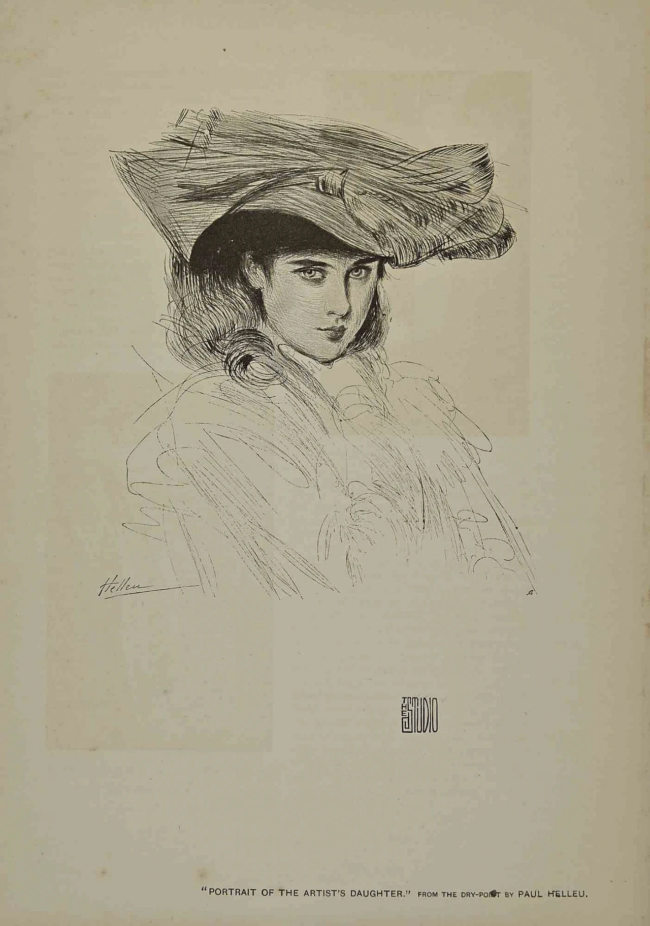 Paul Helleu, Portrait, Photolithograph 2000s 1