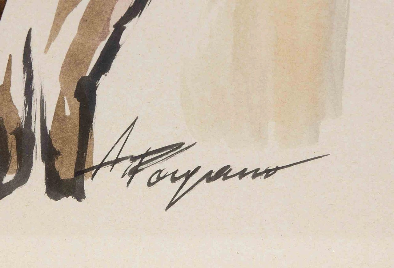 Sconosciuto, Fiori, Acquarello Anni 2000 3