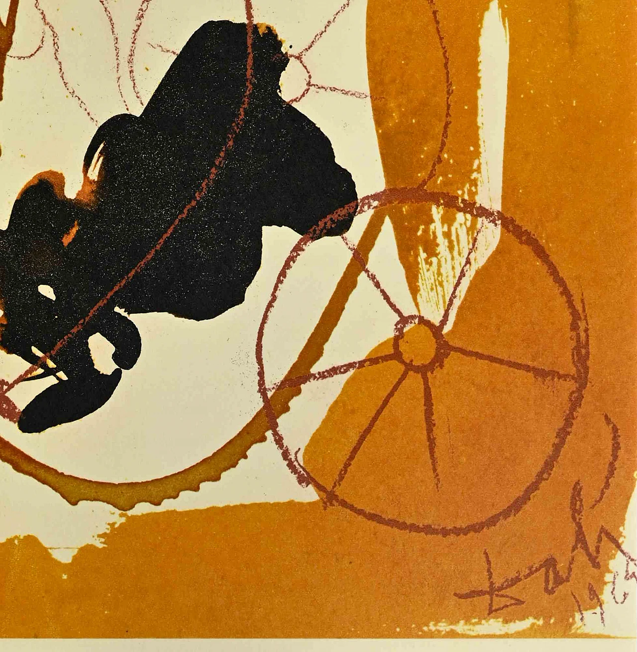 Salvador Dalì, Locust And Grasshopper, Lithograph 1960s-1970s 2