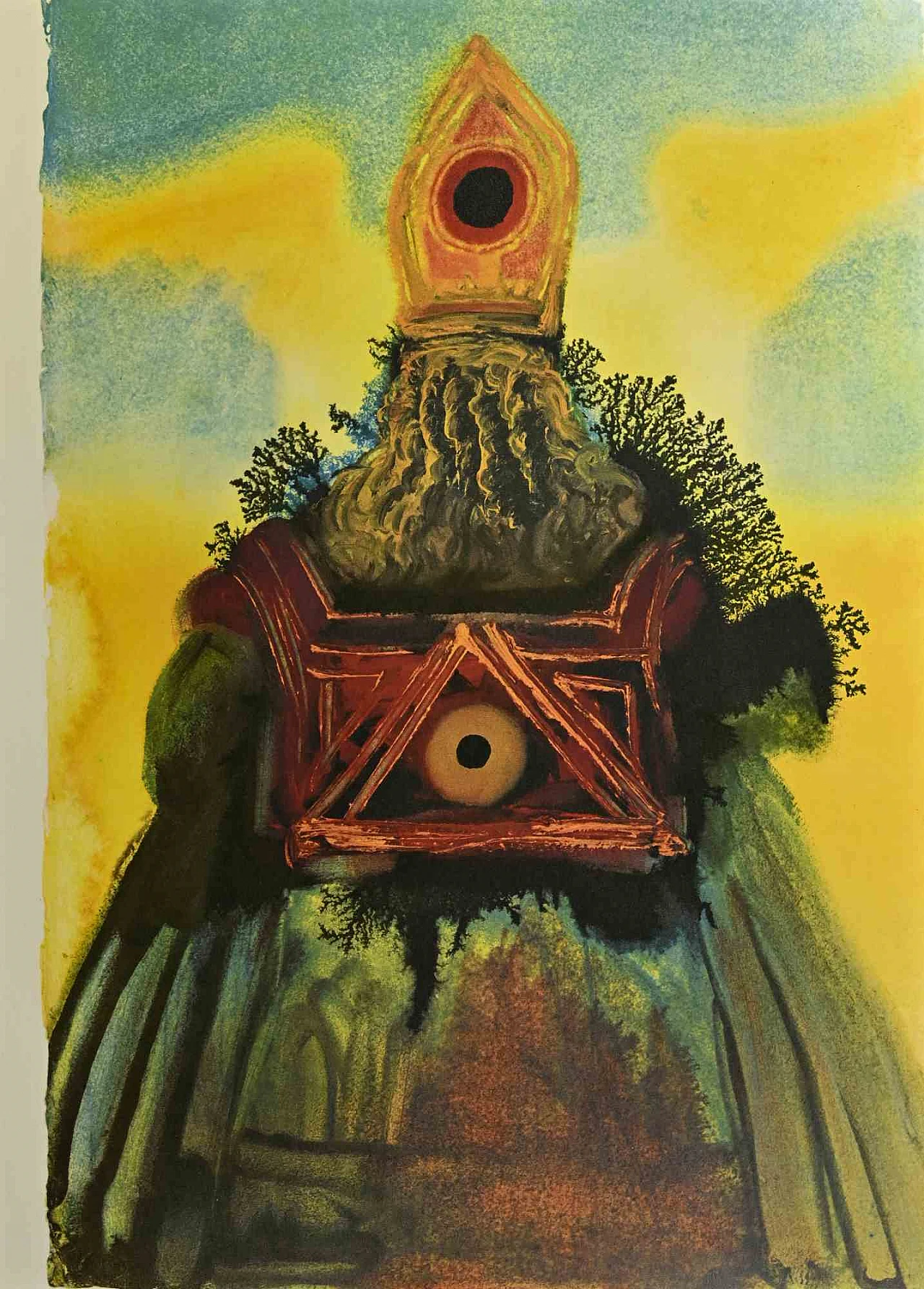 Salvador Dalì, The Ark Of The Covenant, Lithograph 1960s-1970s 1