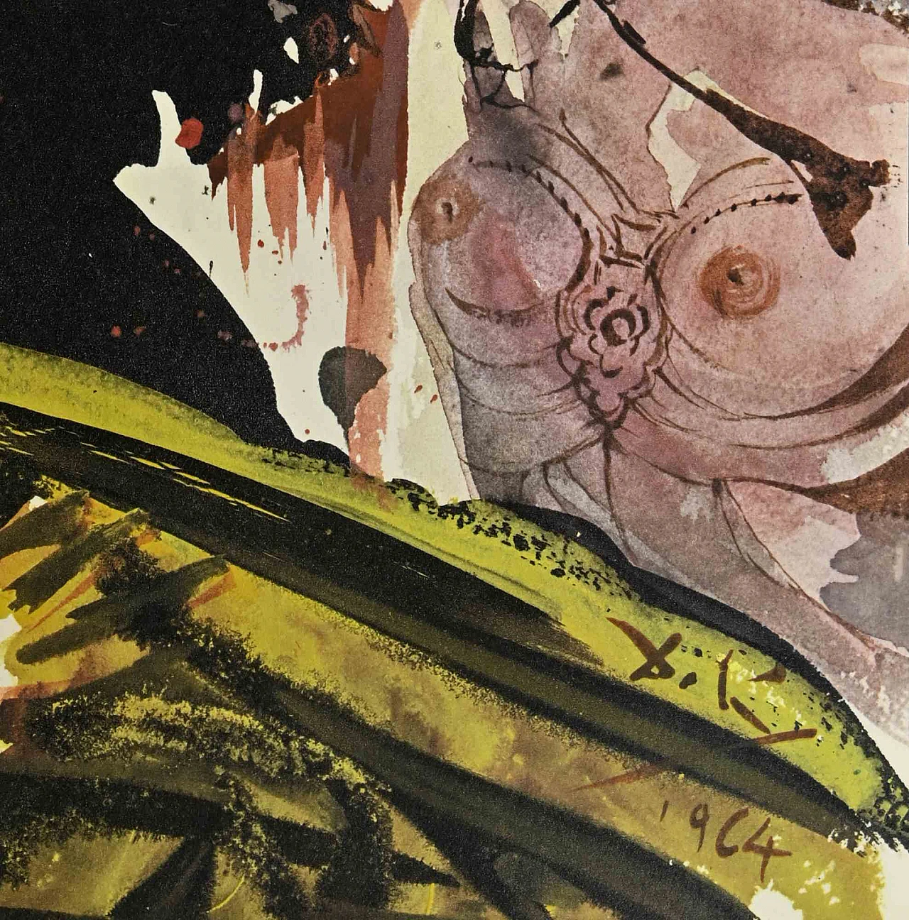 Salvador Dalì, Judith Beheads Holfernes, Lithograph 1960s-1970s 2