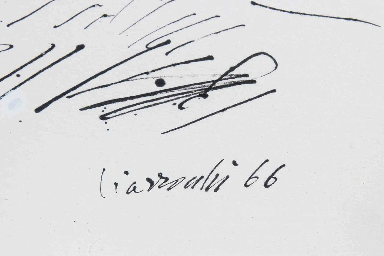 Arnoldo Ciarrocchi, Paesaggio, Disegno Disegno-Inchiostro 1960-1979 2