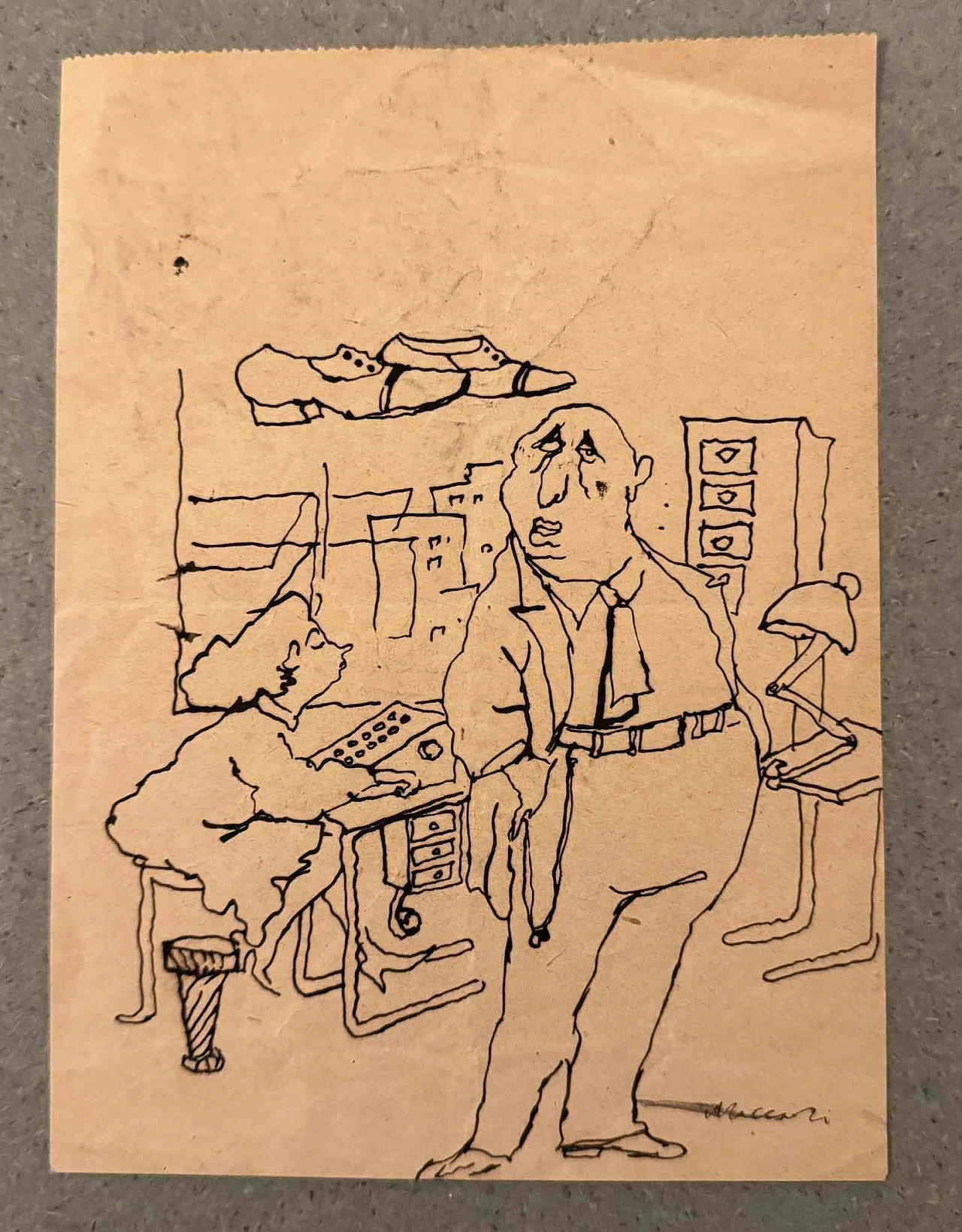 Mino Maccari, Laboratorio, Disegno Disegno-Inchiostro Anni 2000 1