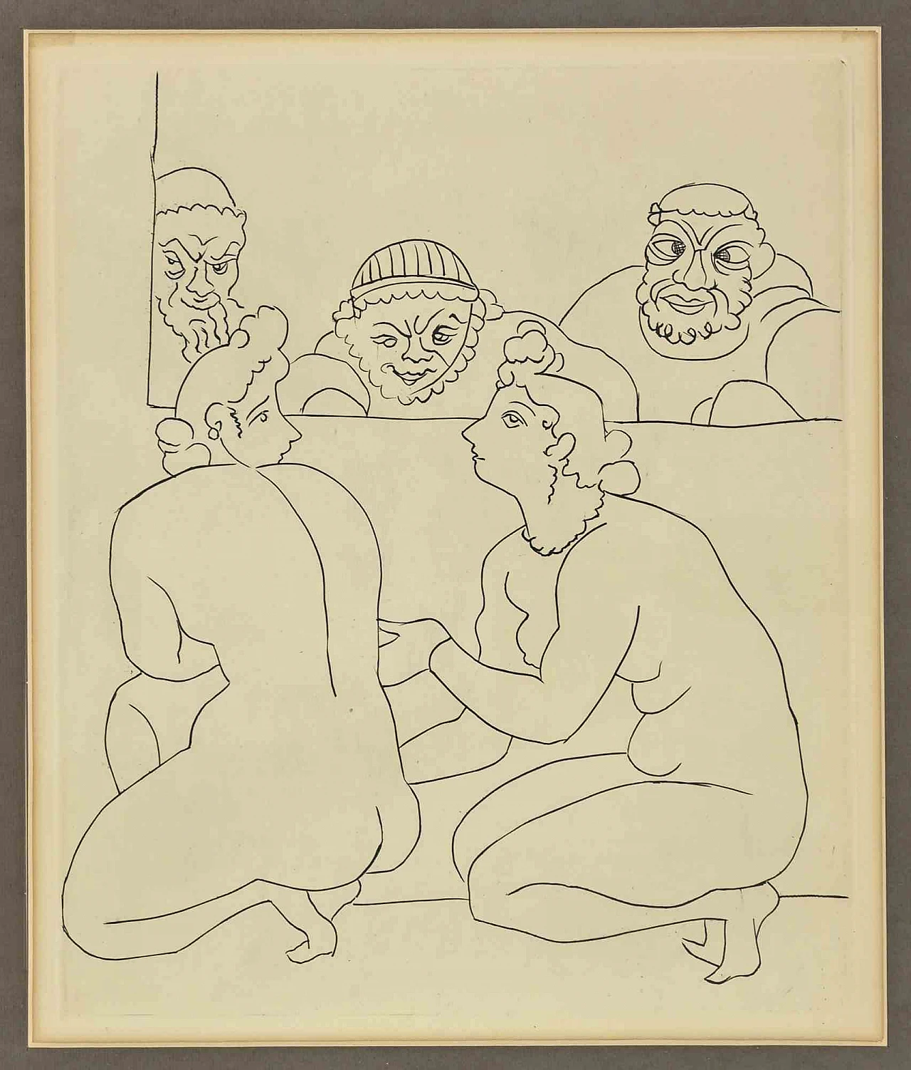 André Derain, Le Satyricon, Etching 1940s-1950s 1
