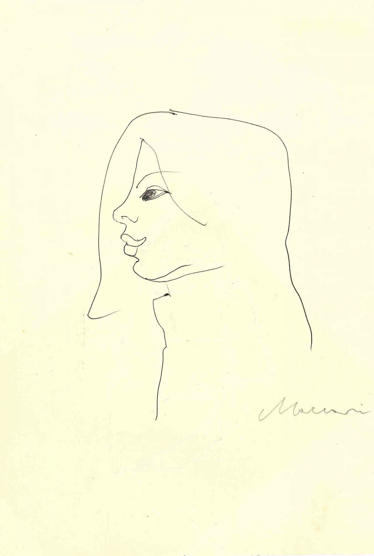 Mino Maccari, Ritratto, Disegno Anni 2000 1