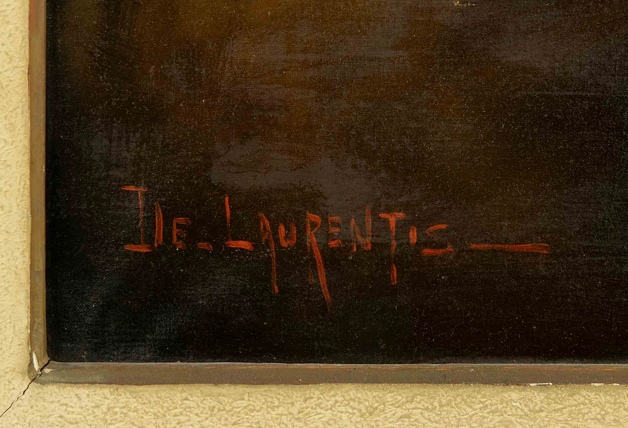 Adriano De Laurentis, Man with a Wine Glass, Oil on Canvas 2000s 3