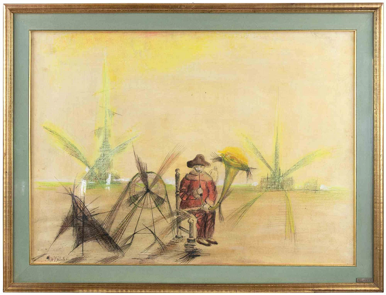 Niko Nardulli, Clown, Disegno 1960-1979 1