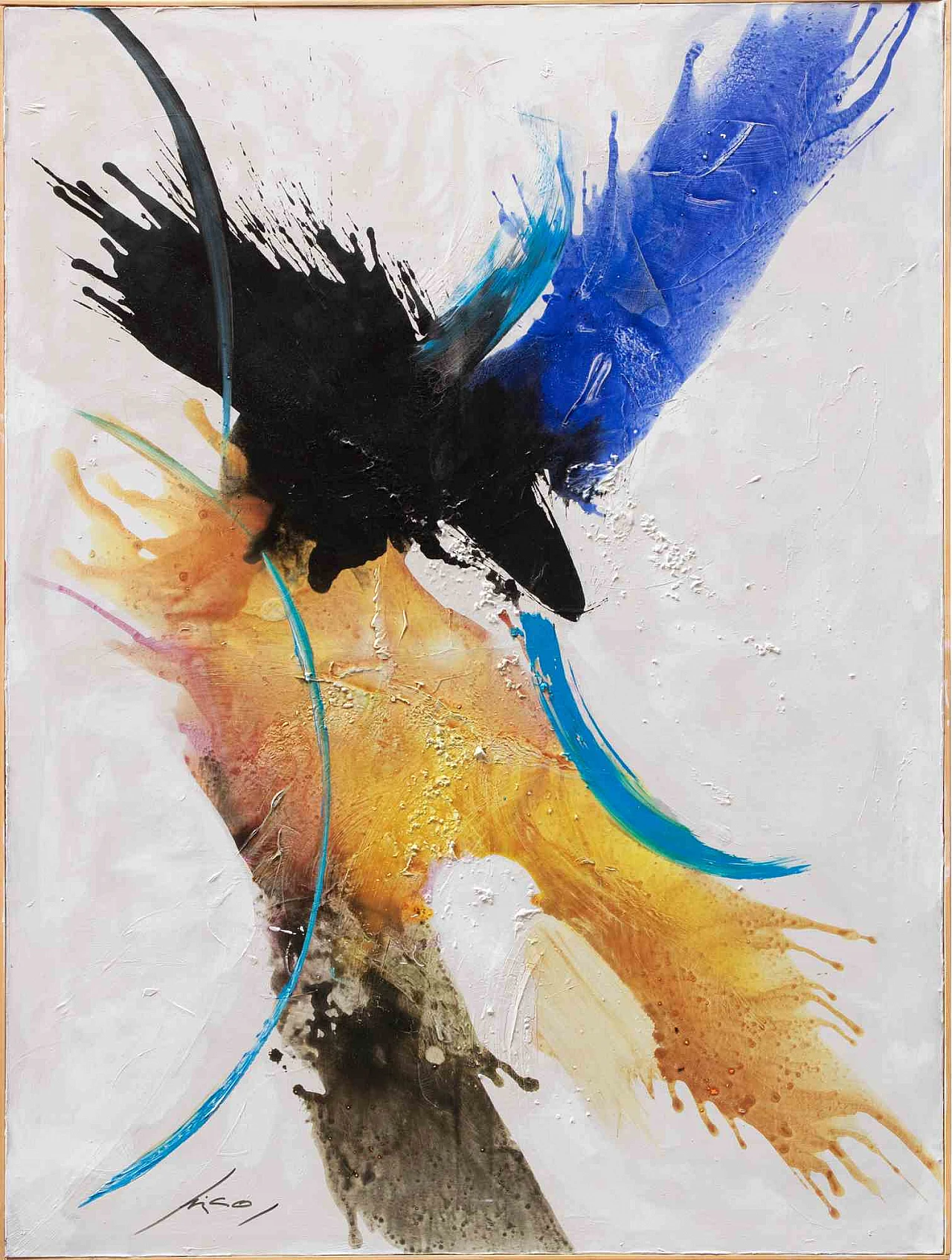 Nico Van Lucas, Autunno, Olio acrilico su tela Anni 2000 1