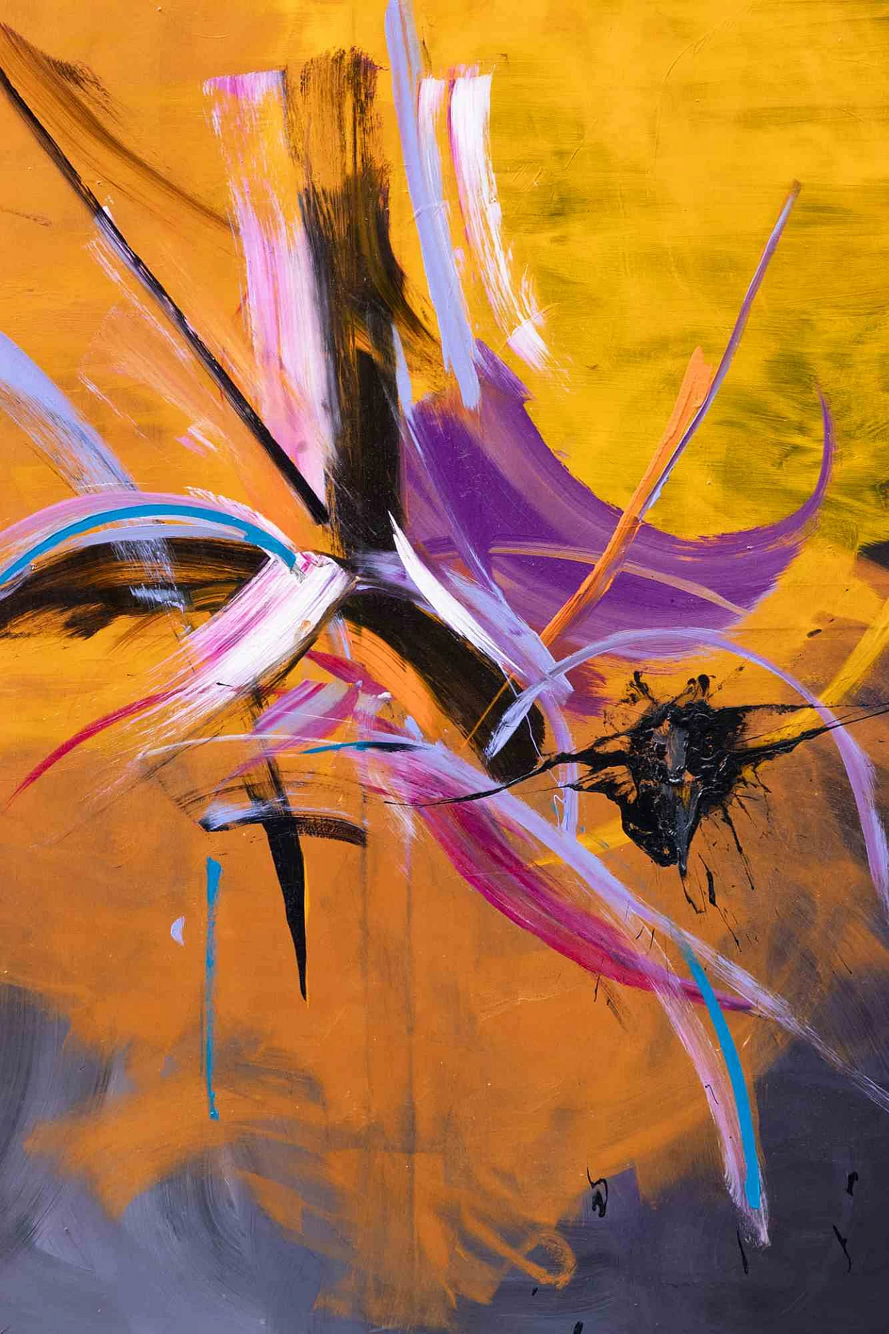 Nico Van Lucas, oro, olio acrilico su tela Anni 2000 2