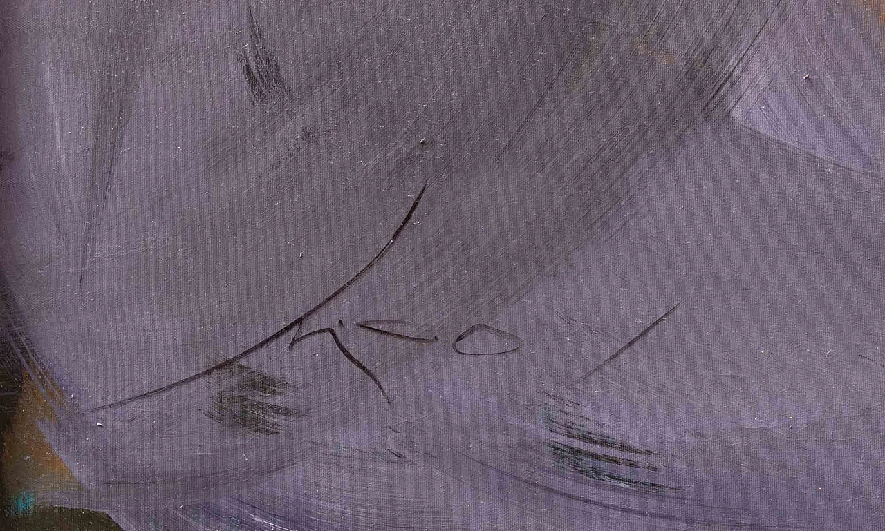 Nico Van Lucas, oro, olio acrilico su tela Anni 2000 3