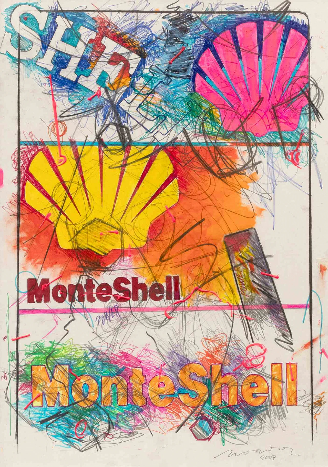 Enrico Manera, Monte Shell, Mixed Media 2000s 1