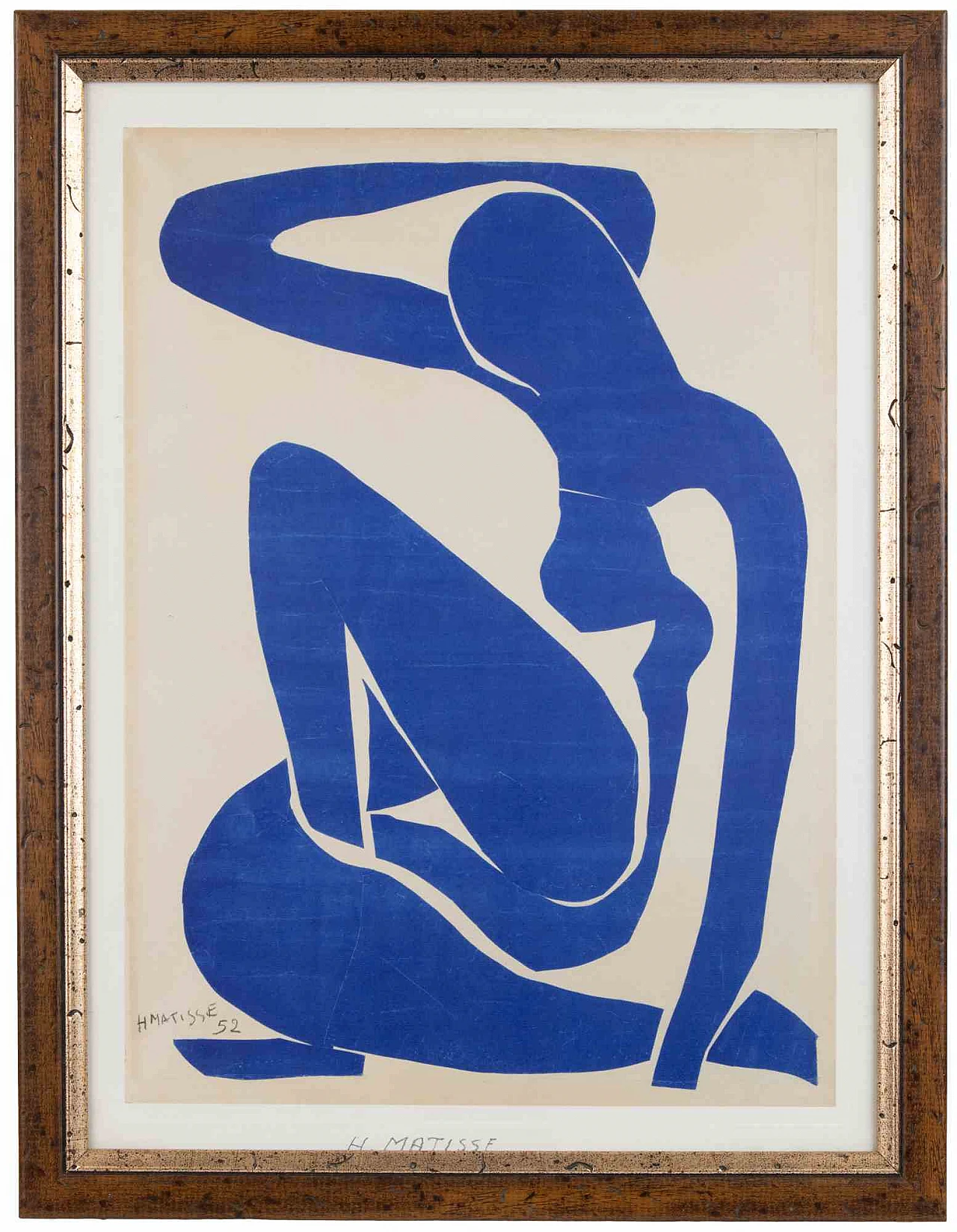 Henri Matisse (dopo), Nudo blu, litografia 1