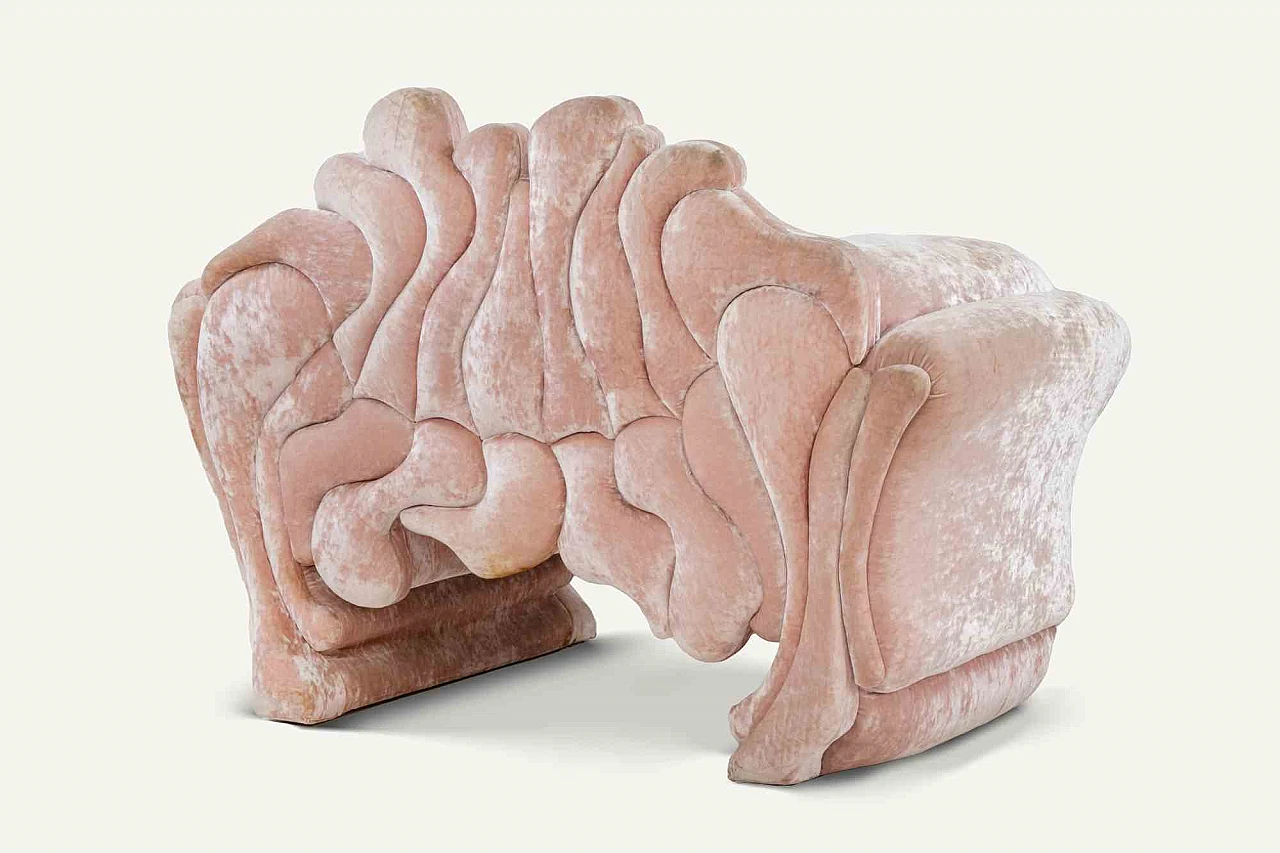 Roberto Fallani, poltrona vintage "Lavica" di Roberto Fallani 1980-1999 6