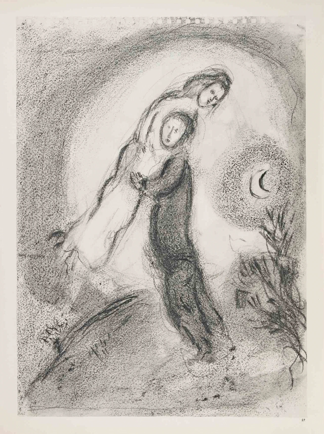 Marc Chagall, Gli amanti, Heliogravure 1960-1979 1
