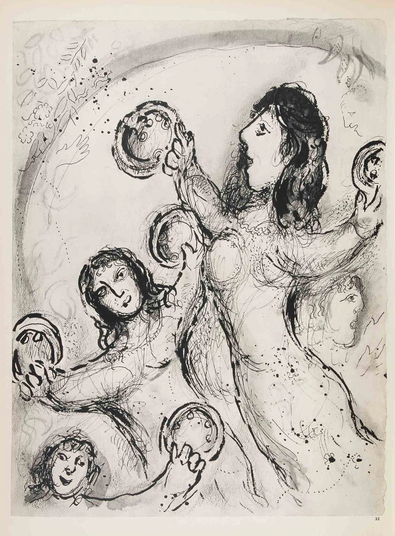 Marc Chagall, The Prophetesses, Heliogravure 1960s-1970s 1
