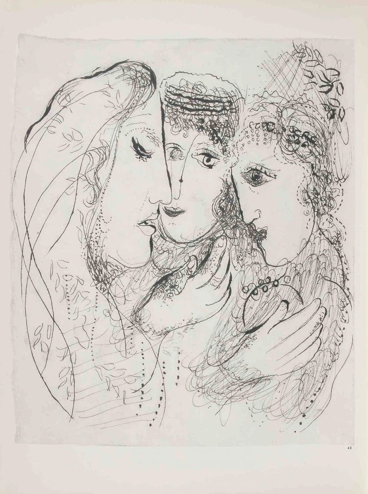 Marc Chagall, Ruth nel campo di grano, Heliogravure 1960-1979 2