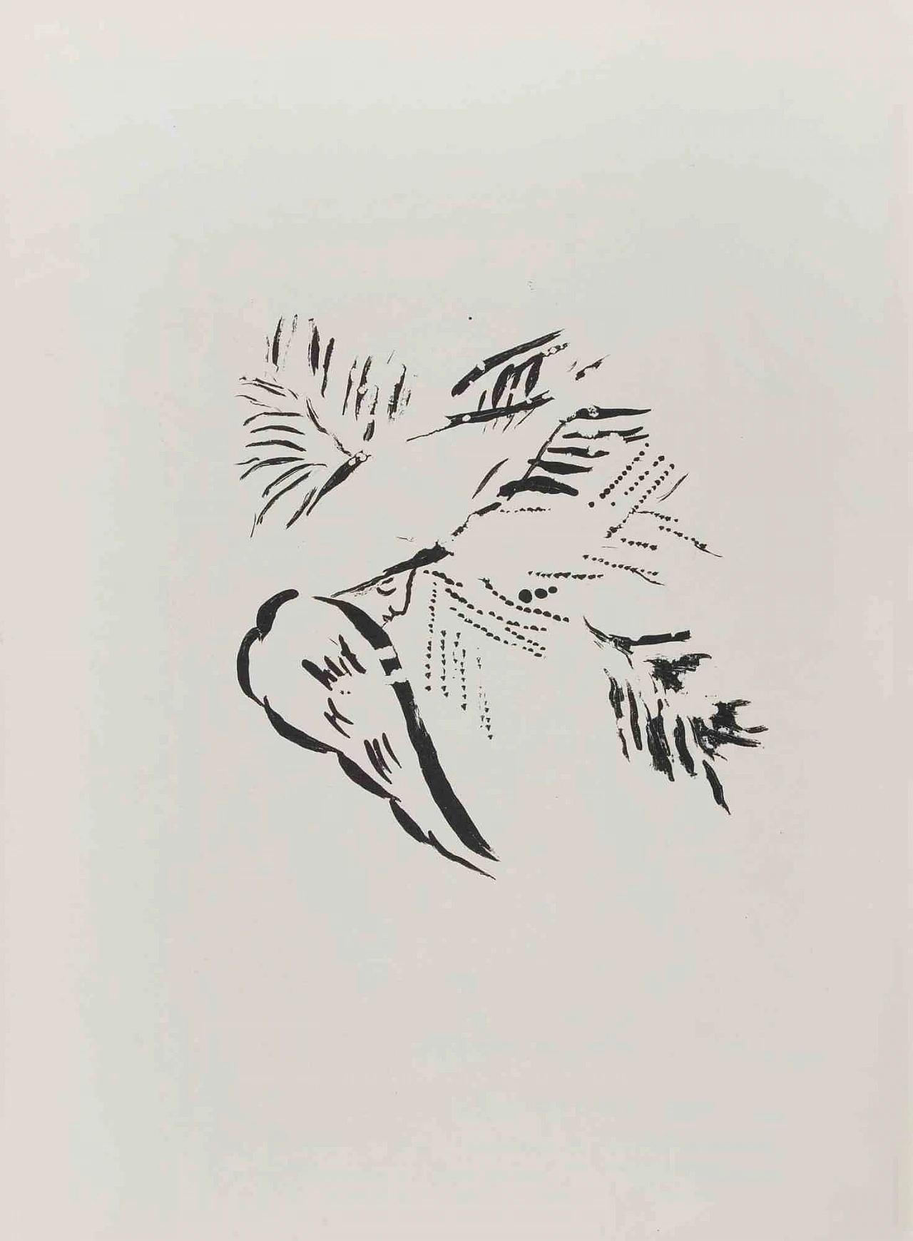 Marc Chagall, Adam and Eve Banished from the Paradise, Lithograph 1960s-1970s 2