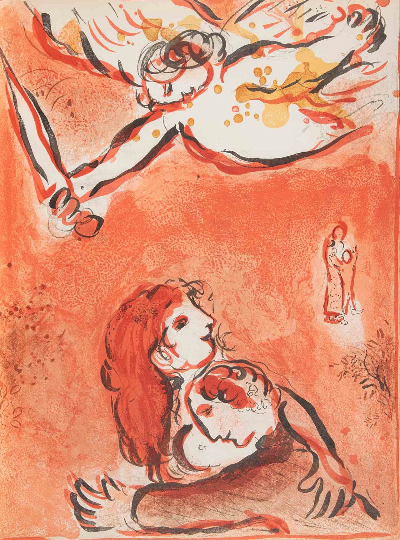 Marc Chagall, Il volto di Israele, litografia 1960-1979 1