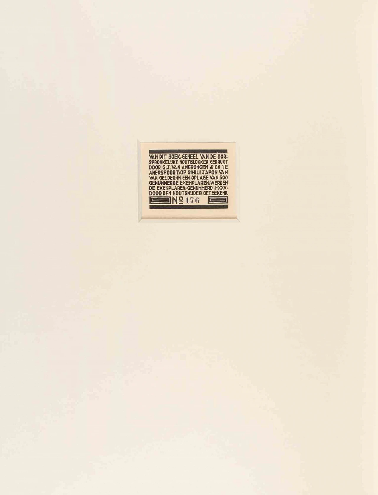 Maurits Cornelis Escher, Colophon, Woodcut 1920s-1930s 2