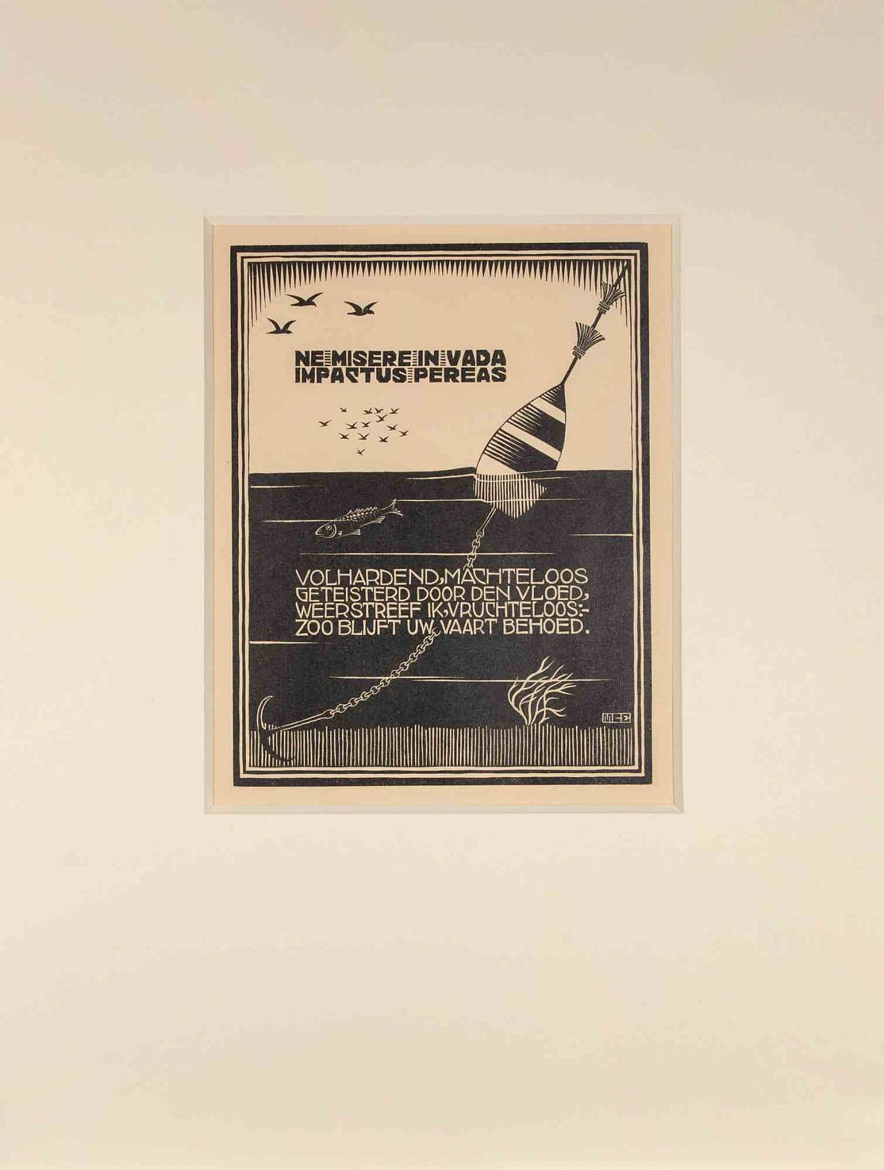 Maurits Cornelis Escher, Boa, xilografia 1920 - 1939 2