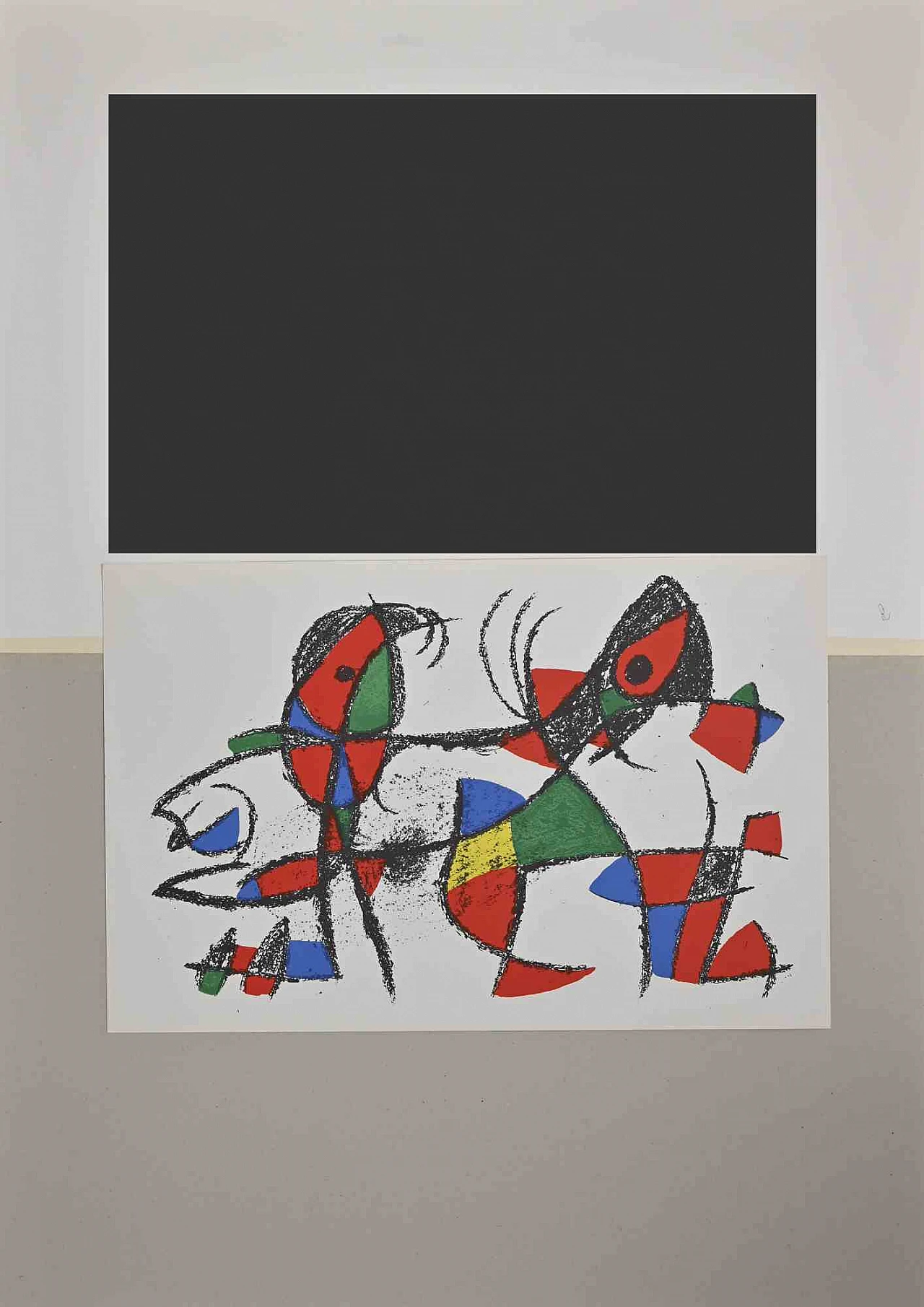 Joan Mirò, Composition X, Lithograph 1960s-1970s 2