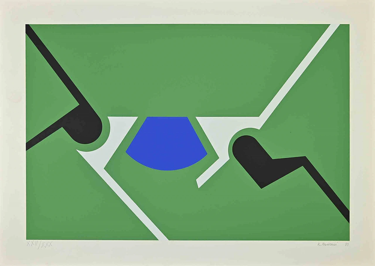 Renato Barisani, Forme verdi, Serigrafia 1980-1999 1