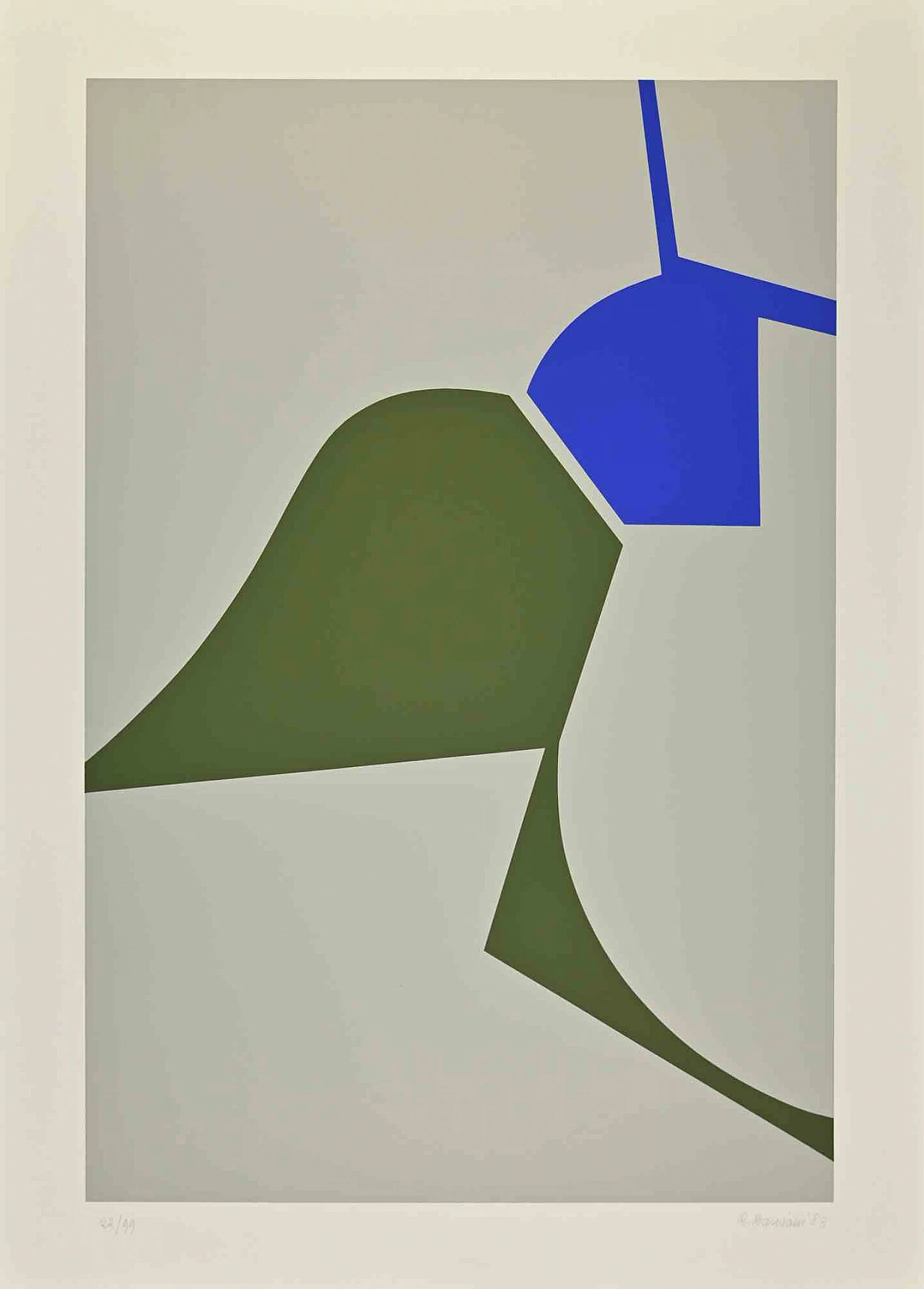 Renato Barisani, Forme verdi, Serigrafia 1980-1999 1