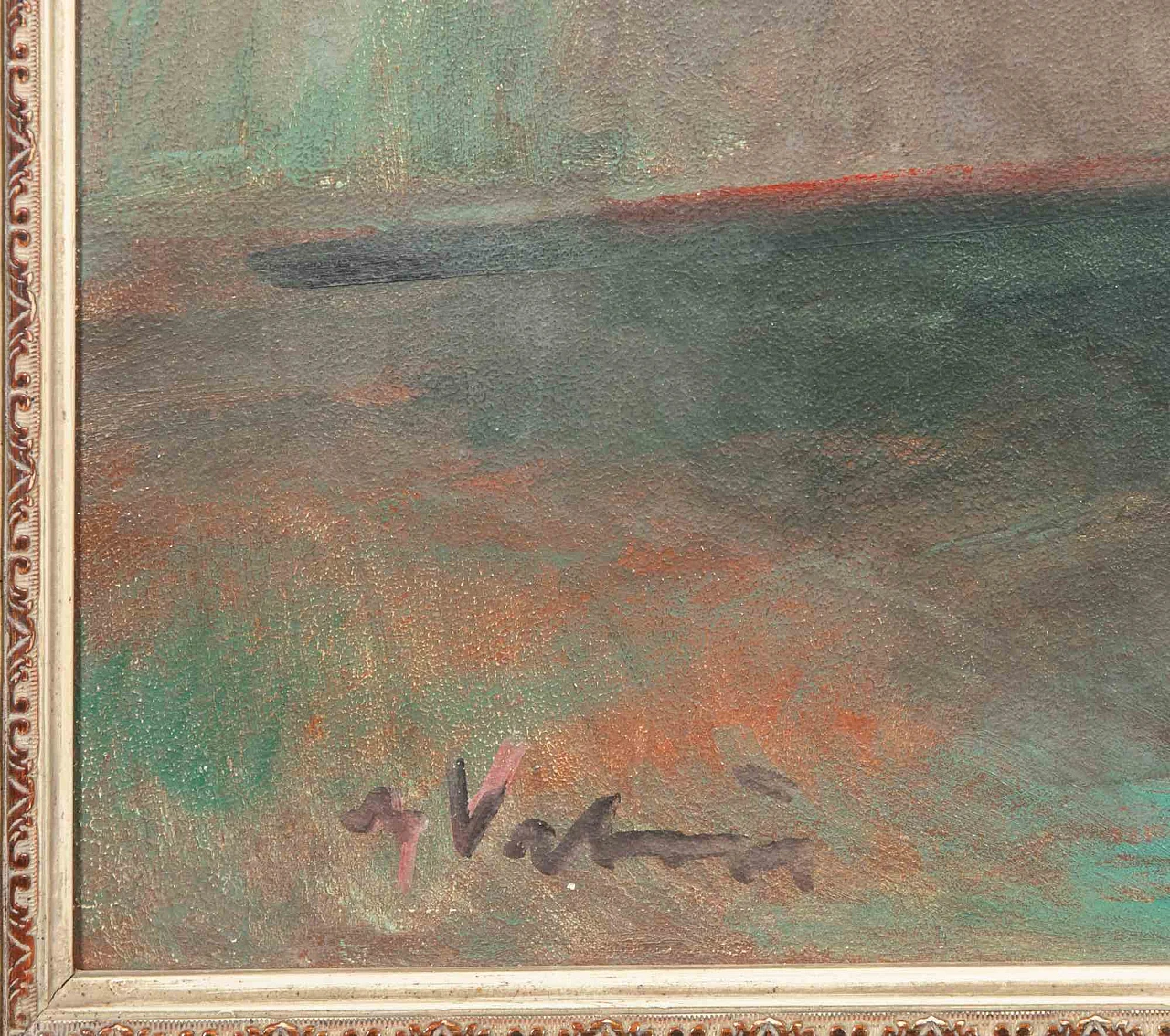 Unknown, Flowers in a vase, Oil on Canvas 2000s 3