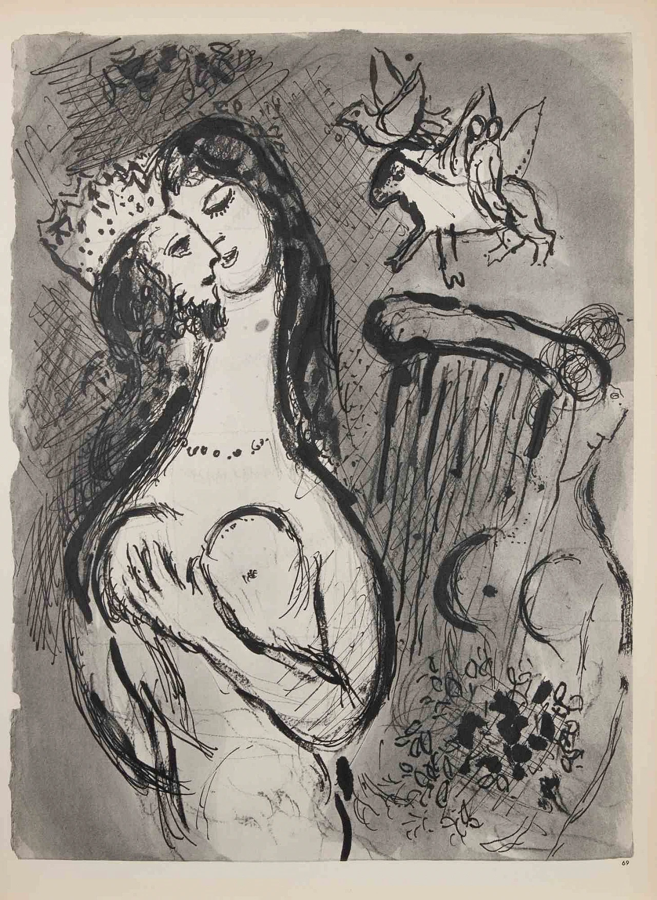 Marc Chagall, Sleep in the Moonlight, Heliogravure 1960s-1970s 2
