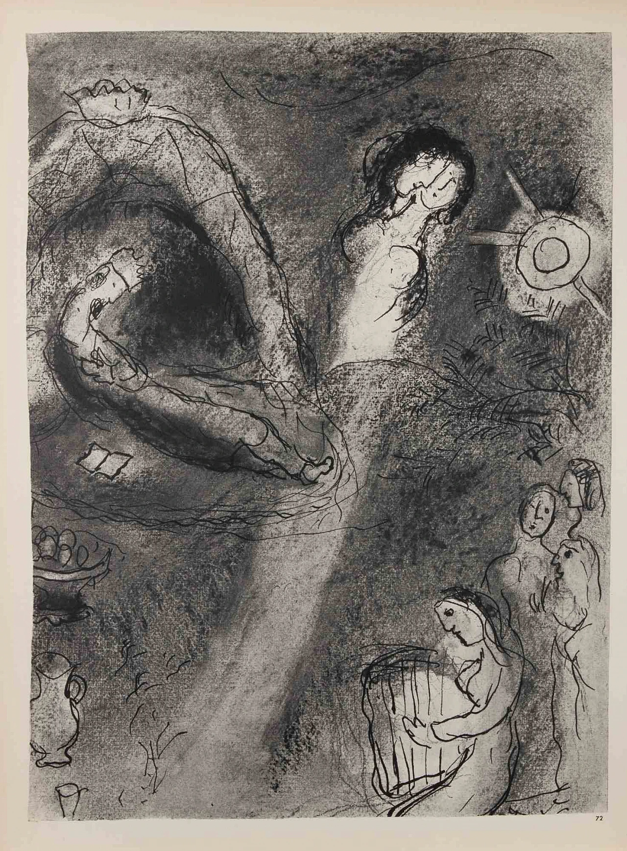 Marc Chagall, L'amato di Gerusalemme, Heliogravure 1960-1979 2