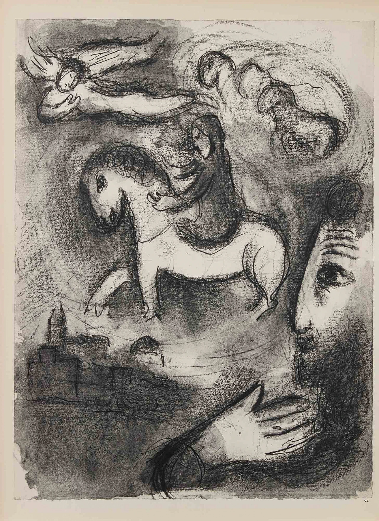 Marc Chagall, The Vision of Zachary, Heliogravure 1960s-1970s 1